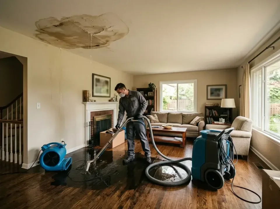 attic-pipe-burst-ceiling-drip-008 — frequently asked questions, Water Damage Restoration & Carpet Care in Crown Point, IN